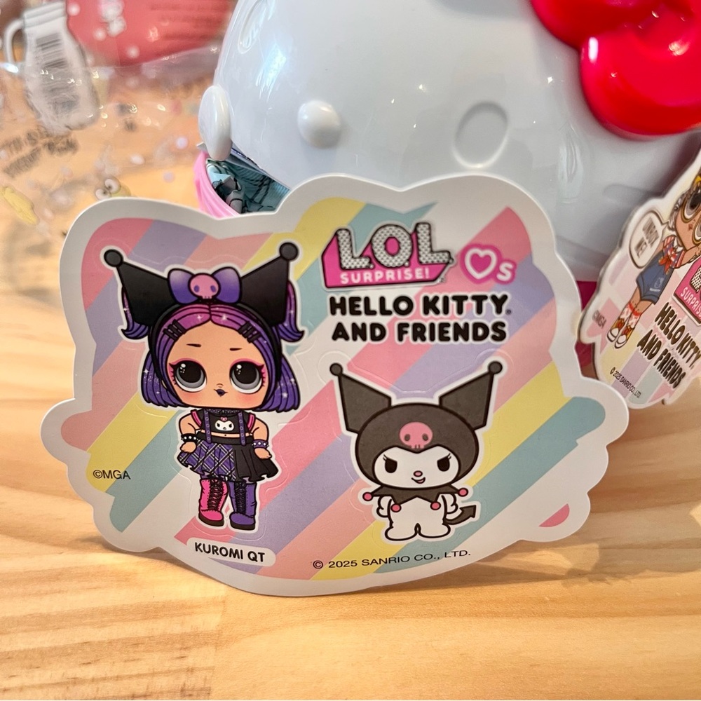 LOL Surprise Loves Hello Kitty and Friends KUROMI Confirmed